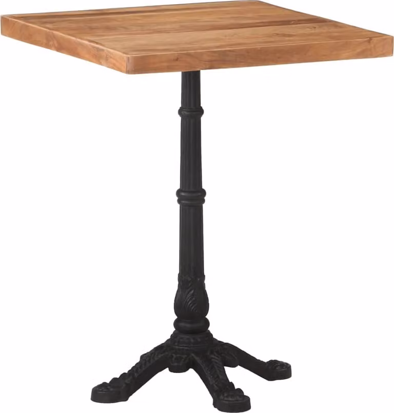Maison Exclusive - Tavolino da bistrot 60x60x76 cm in legno massello di acacia
