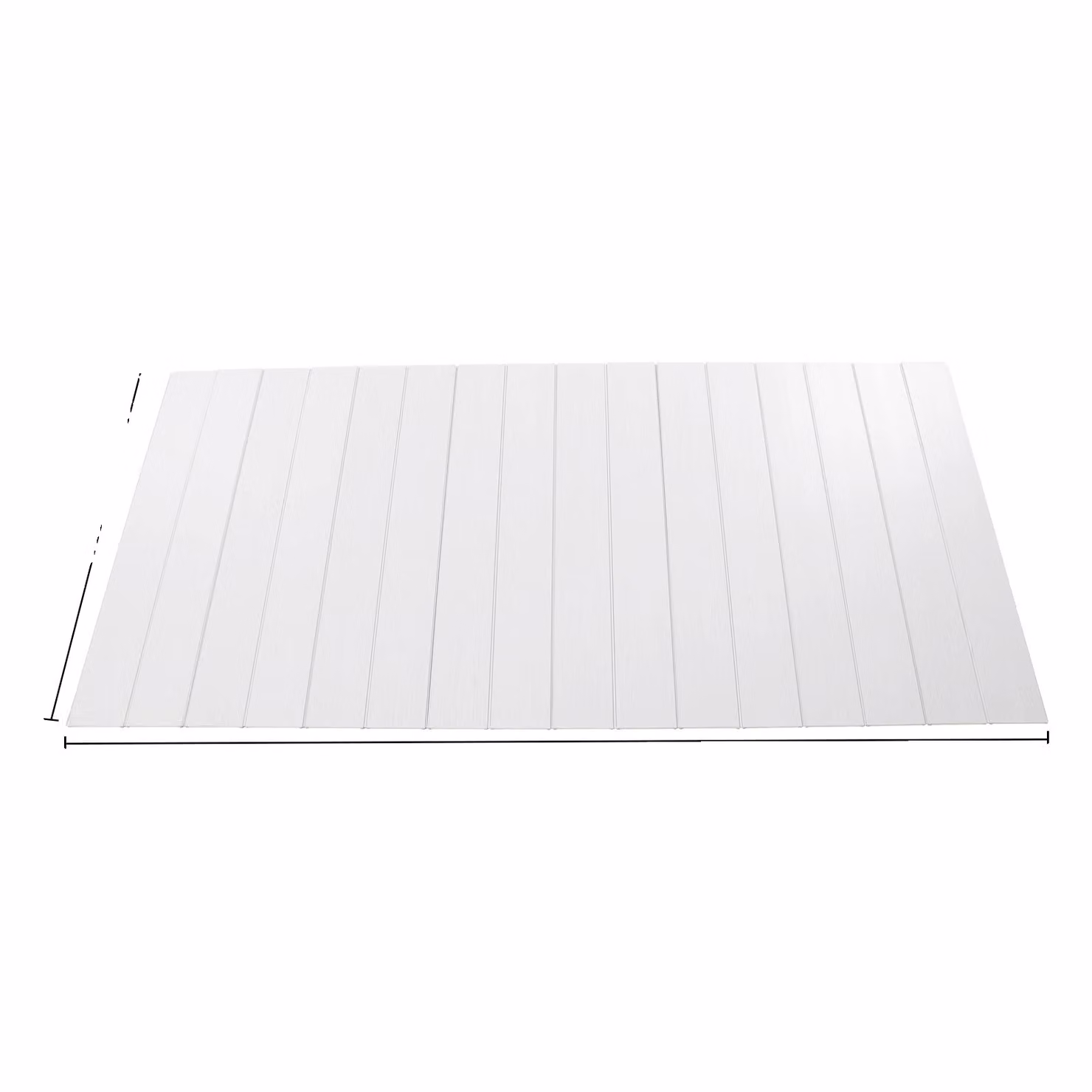 Copertura per vasca da bagno, design pieghevole, capacità massima di carico: 5 kg, BIANCO