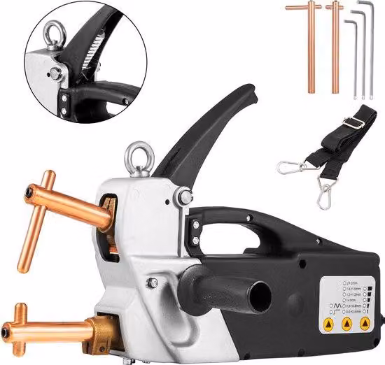 Trapano elettrico per plastica, manico portatile, diametro massimo di foratura 2,0 + 2,0 mm