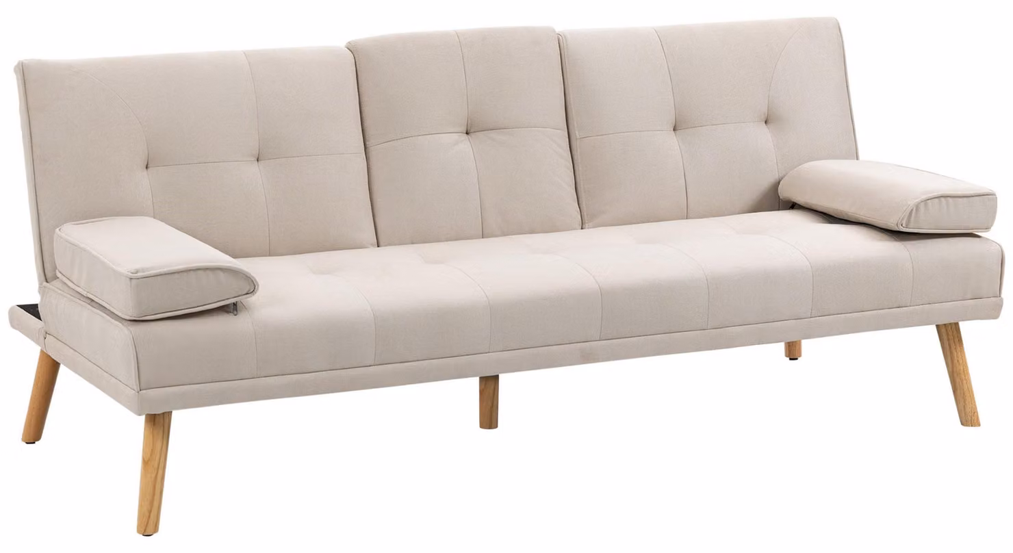 Divano letto a tre posti - Divano letto - Divano trasformabile - Divano letto piccolo - Divano letto - Design scandinavo