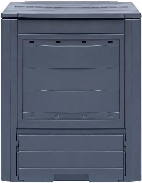 Set di 3 compostiere da giardino in plastica grigie L/P/H: 60 x 60 x 73 cm con capacità di 780 L CFW6833816