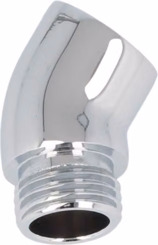 INF Adattatore per soffione doccia a 135° D'argento