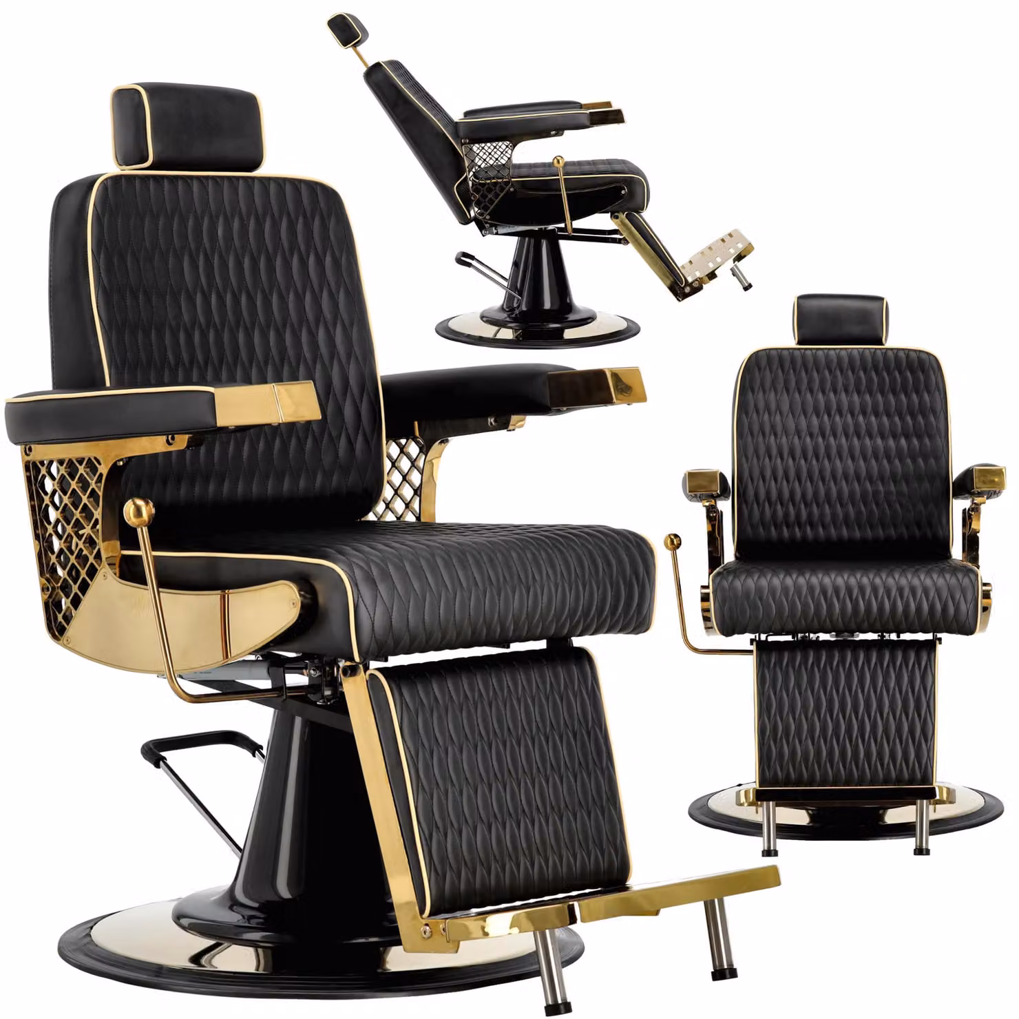 Poltrona da barbiere Zeus idraulica per salone di bellezza barber shop Barberking