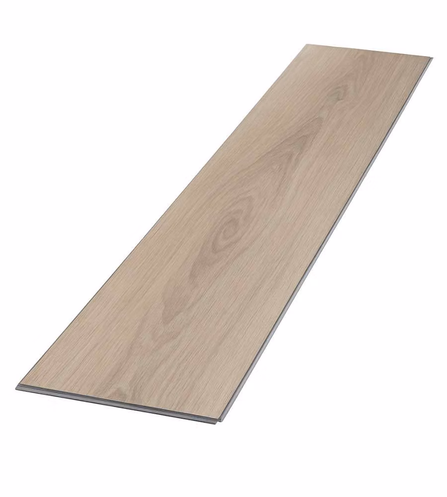 Pavimento SPC FLOOR WOOD effetto Rovere Chiaro beige stile scandinaviano L: 122 cm, P: 18,4 cm, Spessore: 0,5 cm, Confezione da 10 pezzi