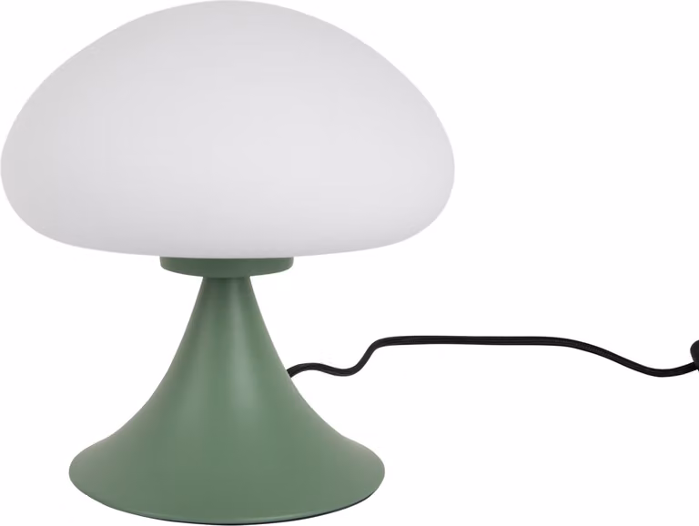Leitmotiv - Lampada da tavolo Hongo - Verde giungla - Ø20cm Lampada da tavolo - Lampada da comodino, soggiorno, camera da letto