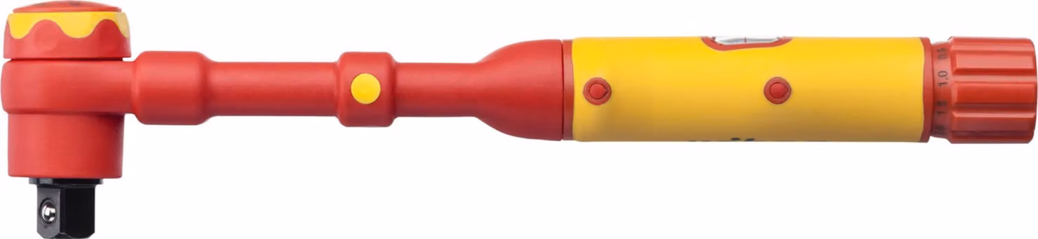 Wiha chiave dinamometrica elettrica 3/8" per chiavi a bussola, limitatore di coppia a regolazione variabile (44163)