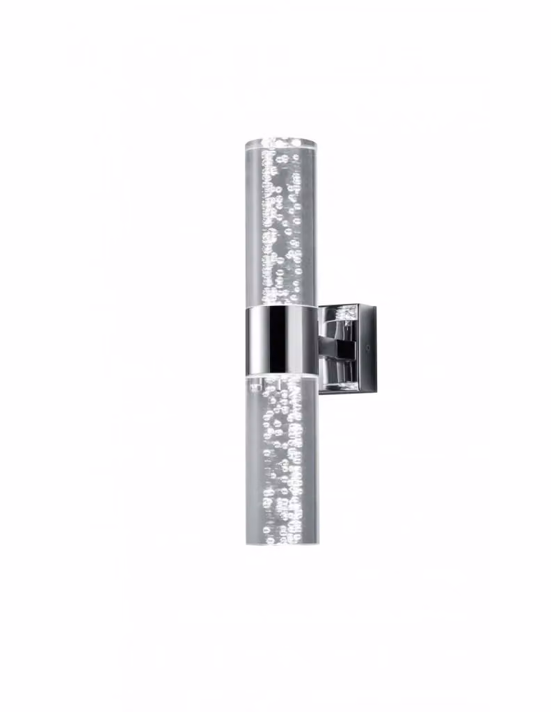 Lampada da Parete LED Trio Leuchten Bolsa Cromo con Bolle IP44 Luce Up and Down – 2