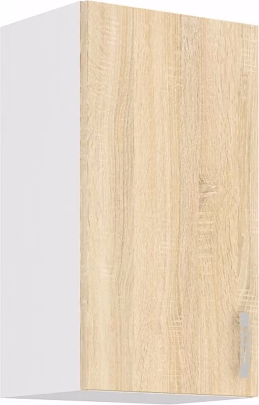 Armadietto superiore da cucina SABRYA - larghezza 40 cm, rovere sonoma / bianco