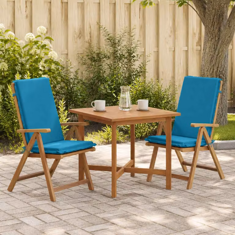vidaXL Cuscino per sedia a schienale alto GEMERT 2 pz 100% Poliestere