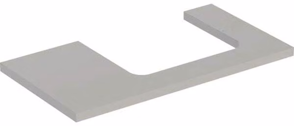 Geberit ONE Plan de lavabo, découpe à droite, 90x3x47 cm, 505.323.00.7, 505.323.00.7