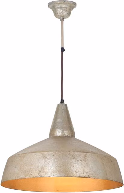 Lampada a sospensione Harlow 125 in ferro dorato