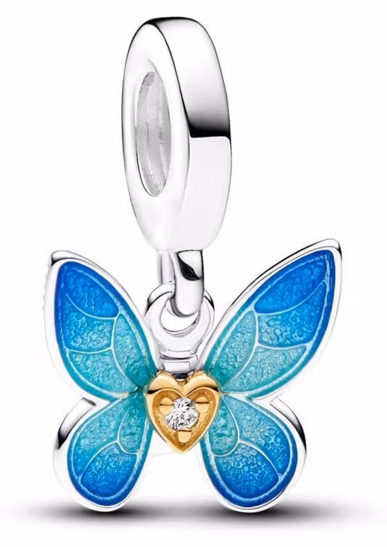 Ciondoli a forma di fiori di ciliegio e farfalle, adatti per accessori da donna