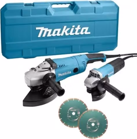 Makita 230 V Set smerigliatrice angolare 125/230 mm DK0054X1