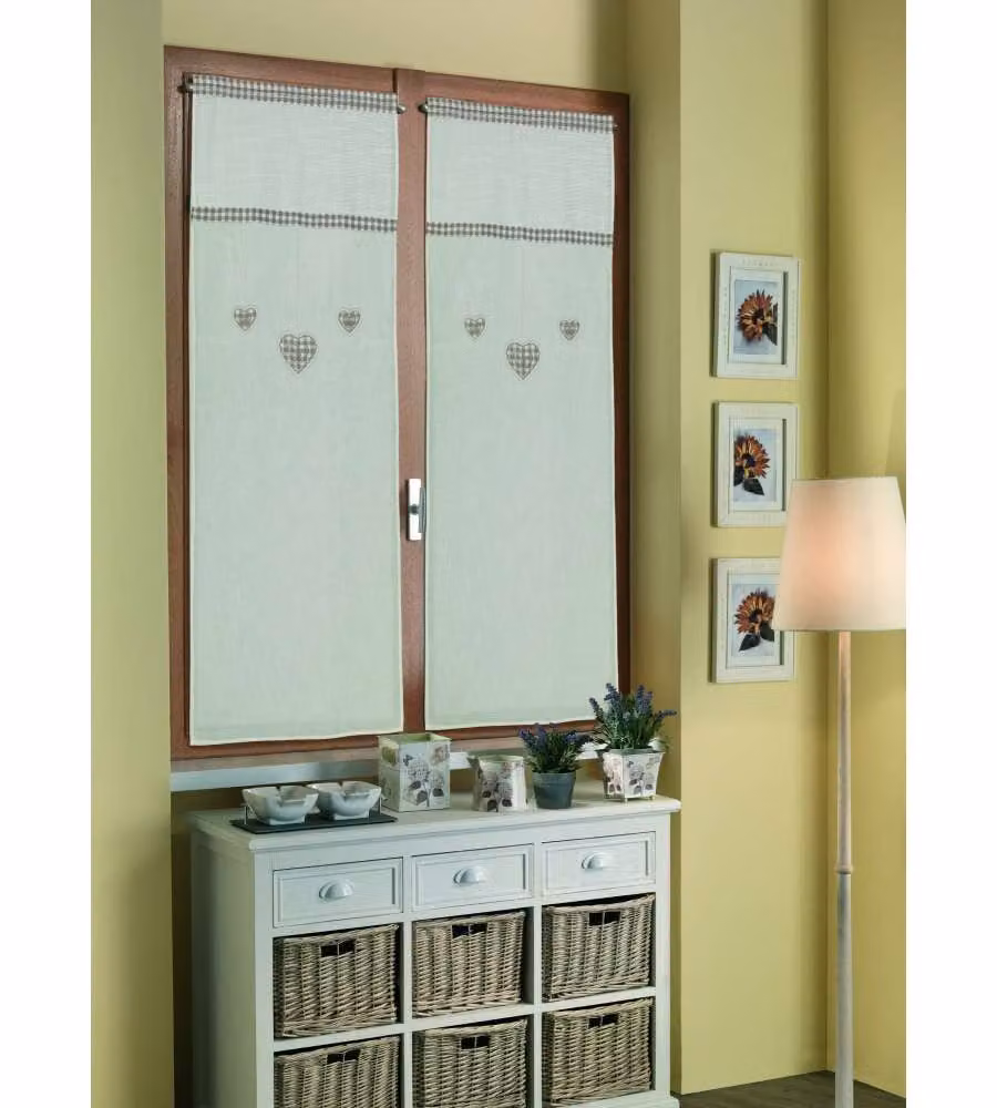 Tendina Coppia Cherie Beige 60 x 240 cm