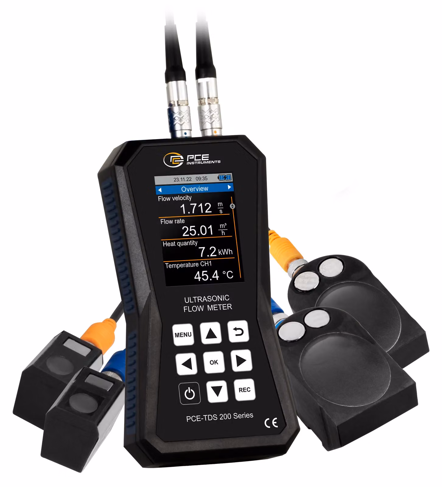 Misuratore di portata a ultrasuoni PCE Instruments modello PCE-TDS 200 SL