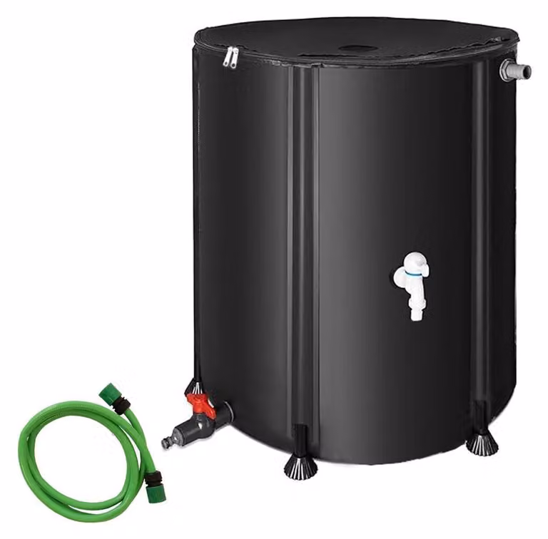 Serbatoio pieghevole per acqua piovana + rubinetto Serbatoio per acqua piovana Serbatoio per acqua 1000 litri