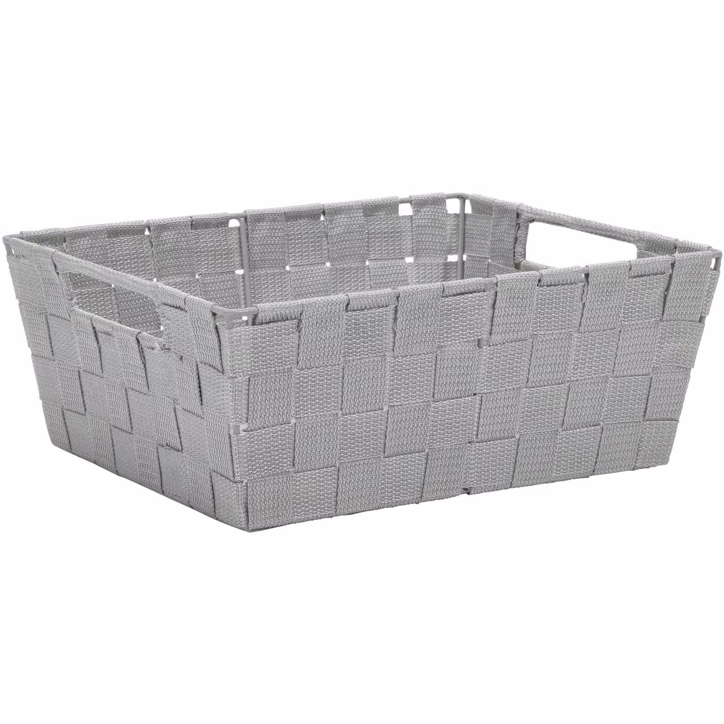 Cestino con manici VESTIAMO CASA Grigio H: 12 cm, L: 31 cm, P: 26 cm