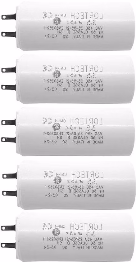 Starter per tapparelle elettriche - 35 microfarad - 5 pezzi - Prodotto in Italia