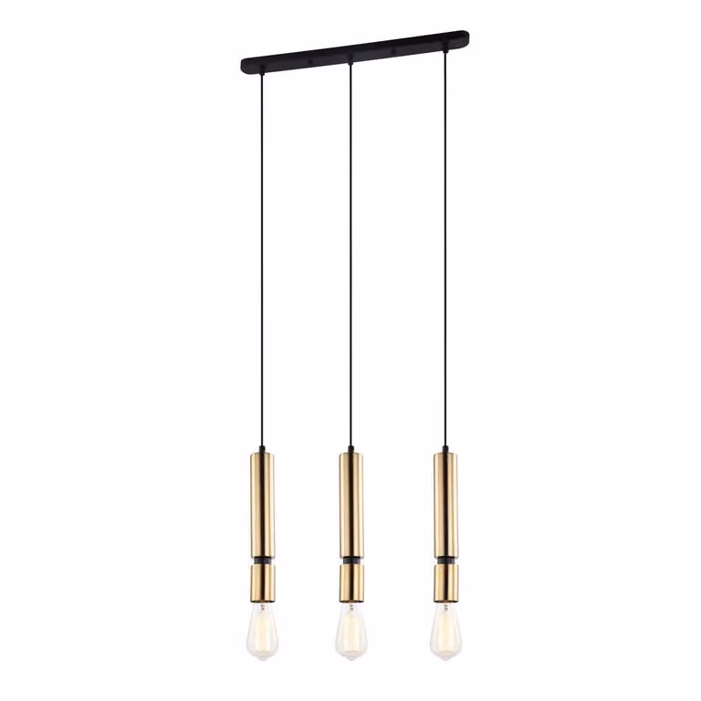 Italux Torla lampadario moderno nero PEN-5041-3-BKBR