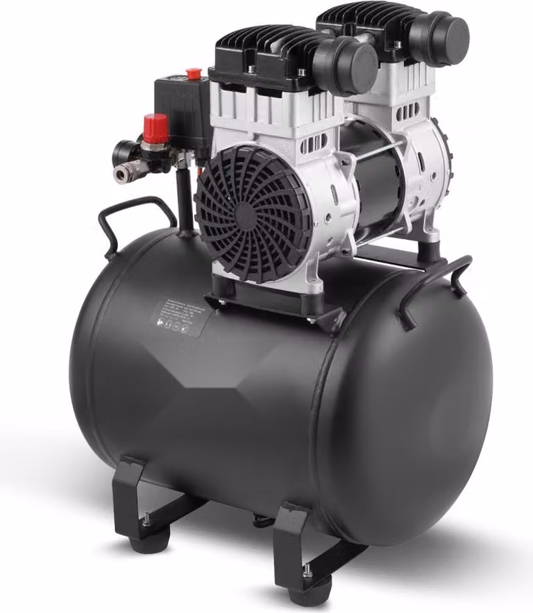 compressore d'aria da 40L - compressore whisper da 125 PSI - compressore d'aria da 1,25 kW - compressore silenzioso per un'ampia gamma di applicazioni