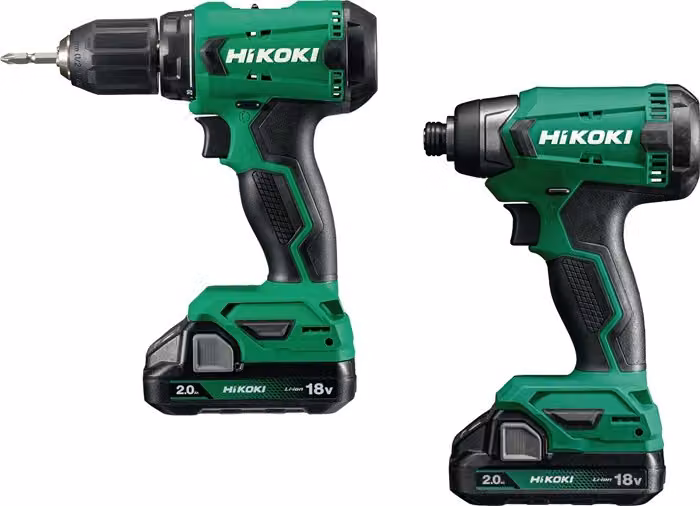 Hikoki Kit 18V 2X2,0Ah Kc18Daw ( Avvitatore Ds18Da + Avvitatore Wh18Da)