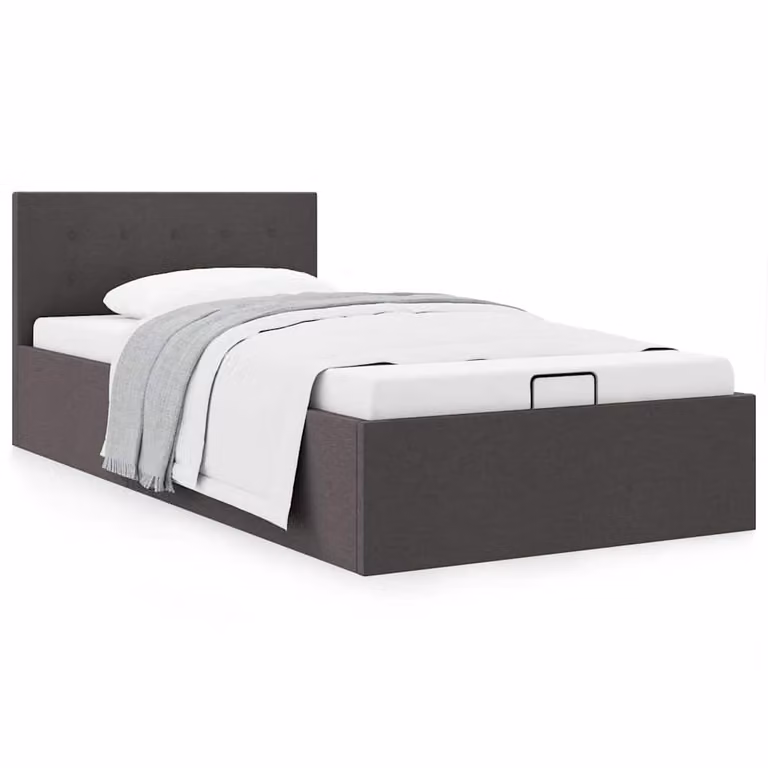 vidaXL Giroletto Idraulico con Contenitore in Tessuto Grigio L/P/H: 100 x 200 cm