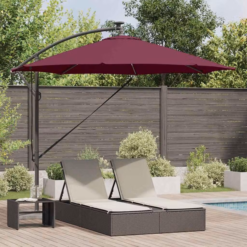 Maison Exclusive - Ombrellone, dimensioni 294 x 294 x 248 cm, realizzato in poliestere e alluminio