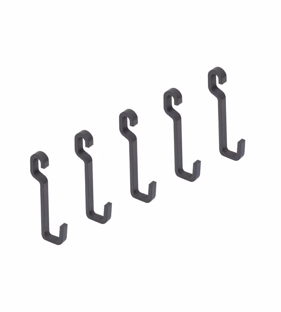 Emuca Set da 5 ganci da appendere