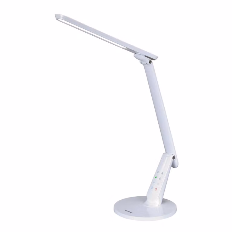 Aluminor Lampada da scrivania Zig, dimmerabile, Bianco / Opale, Studio / Ufficio, Metallo, Moderno, Lampada da tavolo LED