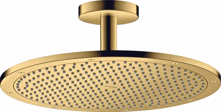 hansgrohe AXOR ShowerSolutions pomme de douche 350 1 jet, raccordement au plafond, 26035990, 26035990