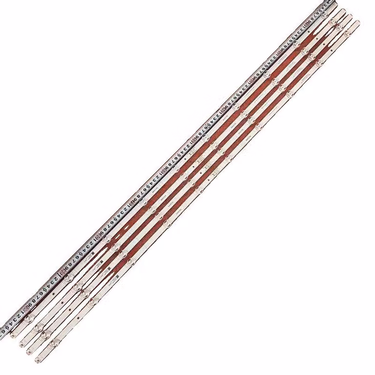 Striscia di retroilluminazione a LED, lunghezza 105,7 mm, materiale: alluminio, compatibile con diversi modelli, con funzione di regolazione dell'intensità luminosa, flusso luminoso: 60