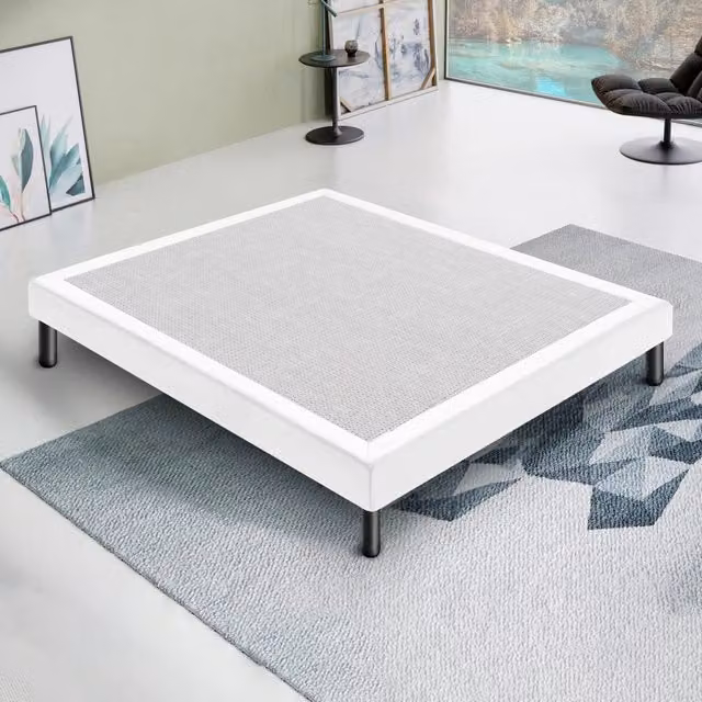 Letto Sommier MaterassieDoghe Piazza e Mezza Bianco L: 140 cm, P: 200 cm – 1
