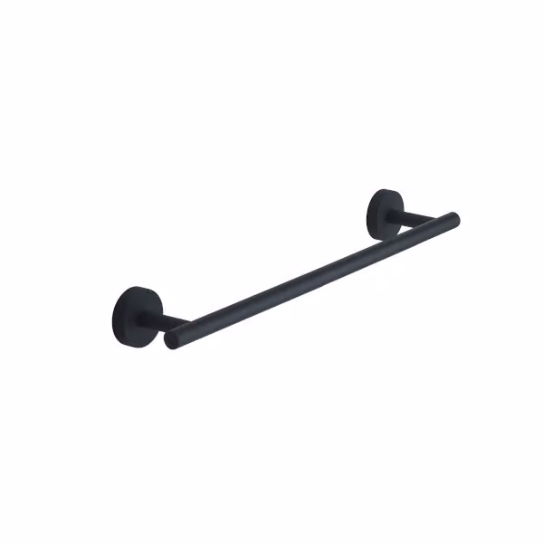 Portasalviette 35 cm in acciaio inox e Cromall 2321-35 Gedy serie EROS Nero Matt