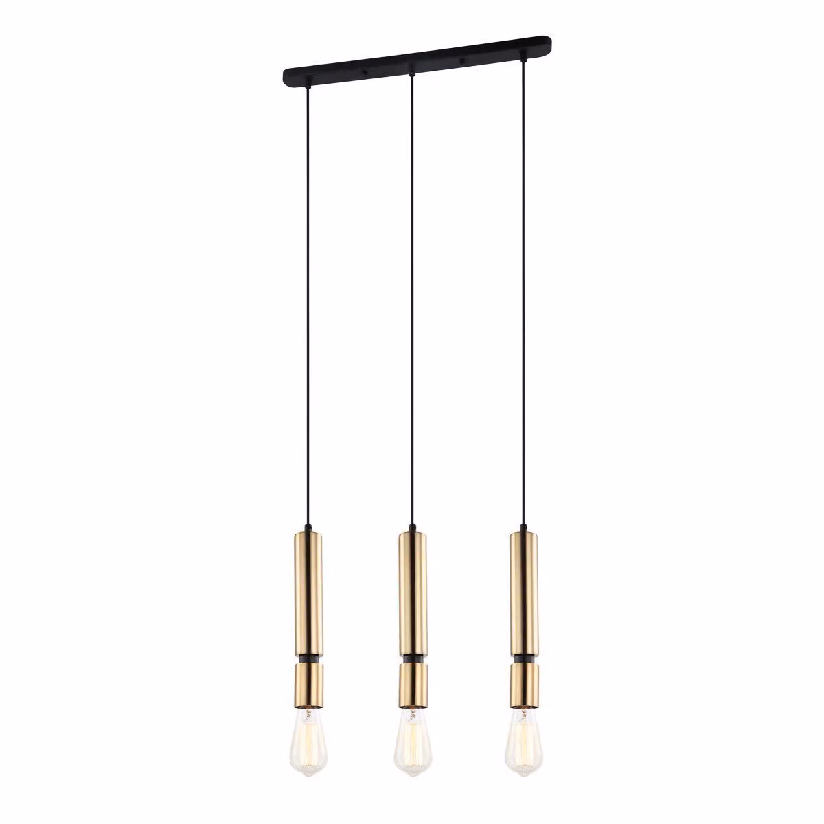 Italux Torla lampadario moderno nero PEN-5041-3-BKBR