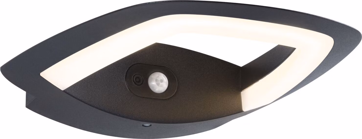 Paulmann Lampada da parete per esterni a LED Akena Rilevatore di movimento crepuscolare (IR)