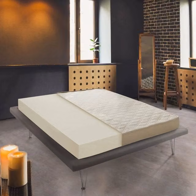 Materasso singolo Akima Talamo Italia in schiuma viscoelastica bianco L/P/H: 80 x 190 x 15 cm – 1