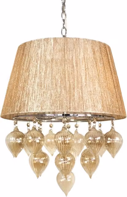 Lampadario Candellux Elissa 33-04567 3xE14 cromo beige