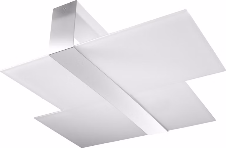 LUMILO ALDER 2 Lampada da soffitto cromata E27 Dimmerabile