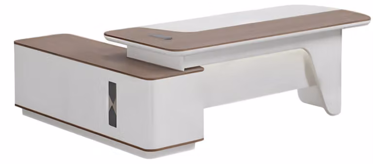 Eckschreibtisch Chef Büro Holz Möbel modern Arbeitszimmer 180x160