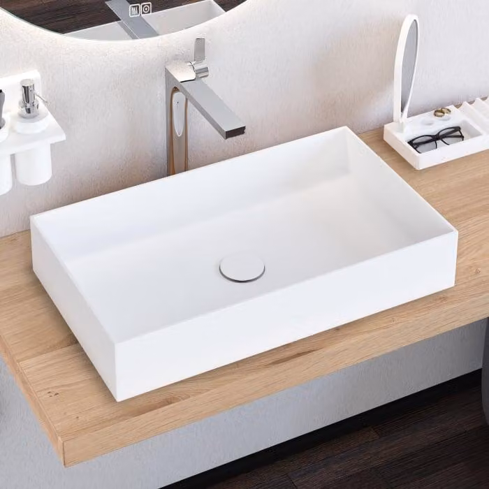 Lavabo da appoggio in pietra Kronenbach, 50 x 35 cm
