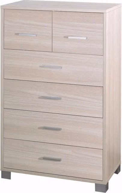 Mobile 4+2 Cassetti Kit Olmo Chiaro cm 70x41x112h - Sarmog