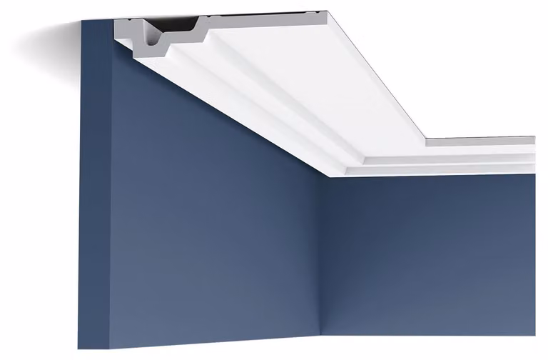 Orac Decor C353 Luxxus profilo decorativo per soffitto modanatura decorativa a stucco modanatura decorativa a cornice modanatura angolare profilo perimetrale | 2 metri