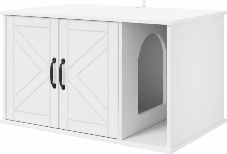 Casa per Gatti Bianco 85 x 55 x 50 cm Legno multistrato