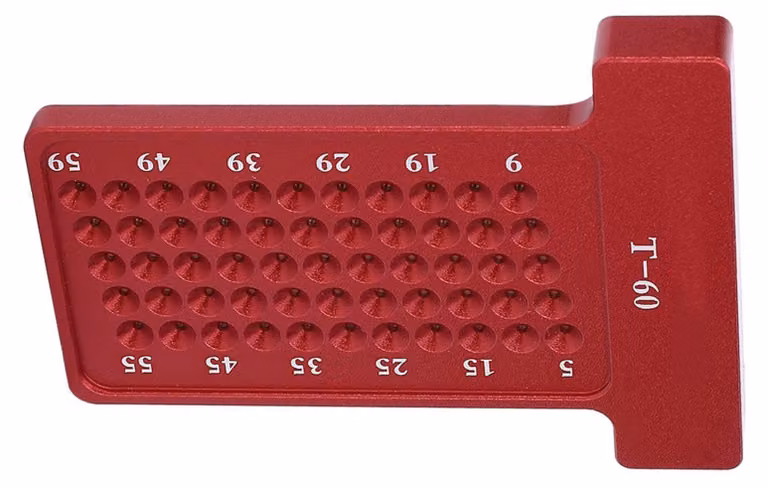 Omgoods - Strumento di marcatura a T - Righello in alluminio - Resistente all'usura e durevole - Trattamento anodizzato - Ideale per la lavorazione del legno - Dimensioni: 79 x 58 x 9 mm