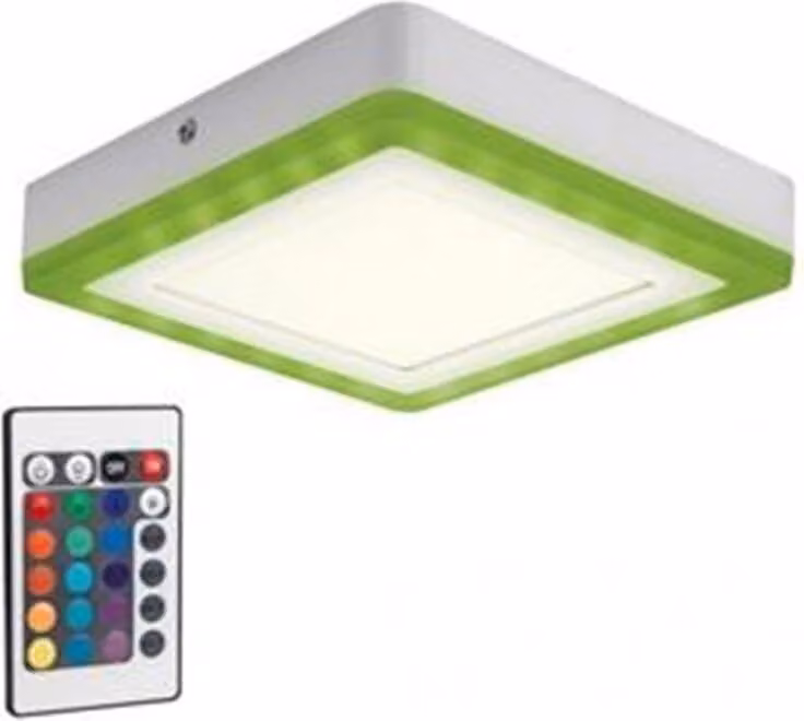 Lampada a soffitto OSRAM LEDCOLOR+WHITE SQ 30W 3000K+RGB quadrato