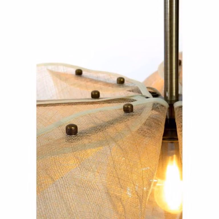 Markslöjd Lampada a sospensione Styrka, dimmerabile, Crema / Ambra, Soggiorno / Sala da pranzo, Tessuto / Stoffa / Seta, Lampada a sospensione
