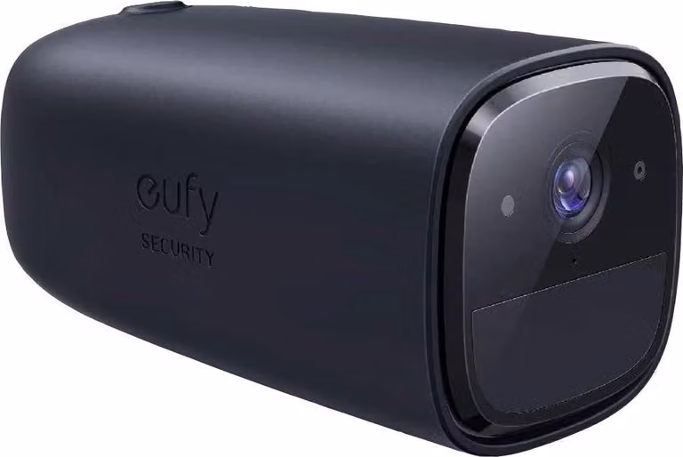 Set di 2 coperture in silicone per eufycam 1, 2 e 2 Pro, protezione dai raggi UV e dalla pioggia, colore nero