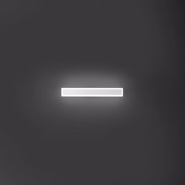 Applique Moderna Wally Perenz Illumina in Alluminio e Plastica Bianca con LED 17W Luce Bianca Calda 3000K