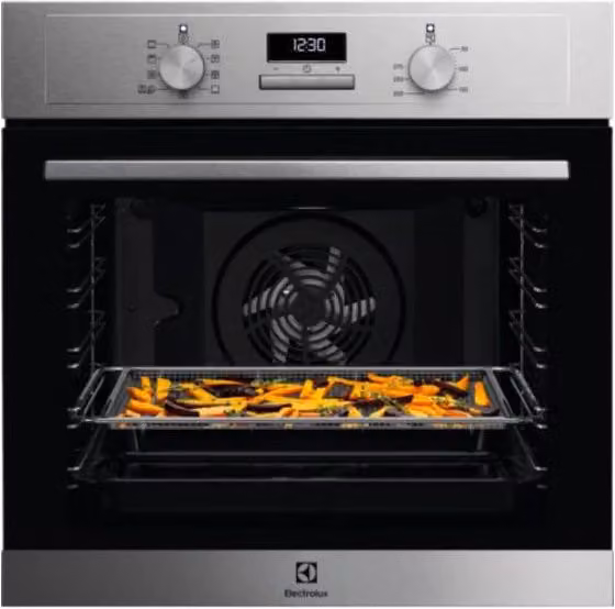 Forno Elettrico Ventilato Electrolux Multi EOM3H04X 700 AirFry 72 Litri Classe A+ (A58,9xL59,4xP56,8) Inox