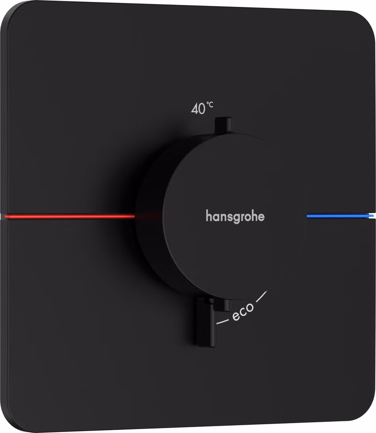 hansgrohe ShowerSelect Comfort Q thermostat, encastré, 1 consommateur, rosace Soft Edge, 15588670, 15588670